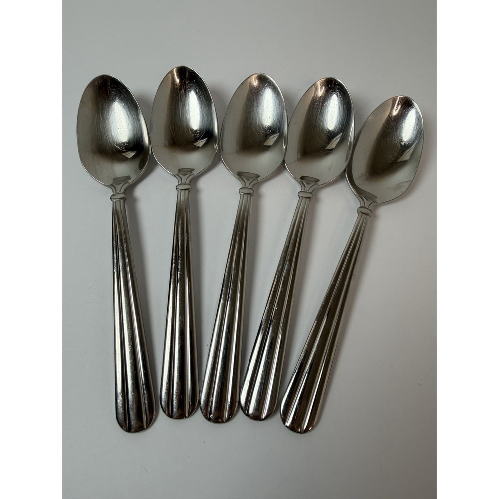 Oneida USA Unity Stainless Flatware 5 Soup Spoons